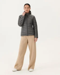 Donzen Jassen & Jacks-JOTT Doudoune Legere A Capuche Anthracite Cloe 504 Anthracite