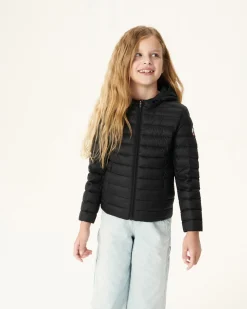 Donzen Jassen-JOTT Doudoune Legere A Capuche Enfant Noir Carla 999 Noir