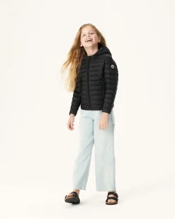 Donzen Jassen-JOTT Doudoune Legere A Capuche Enfant Noir Carla 999 Noir
