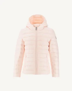 Donzen Jassen-JOTT Doudoune Legere A Capuche Enfant Rose Clair Carla 463 Soft Pink