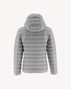 Donzen Jassen-JOTT Doudoune Legere A Capuche Enfant Gris Clair Carla 532 Soft Grey
