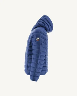 Donzen Jassen-JOTT Doudoune Legere A Capuche Enfant Dark Denim Hugo 195 Dark Denim