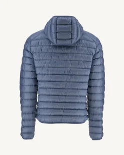 Donzen Jassen & Jacks-JOTT Doudoune Legere A Capuche Bleu Delave Nico 182 Bleu Delave