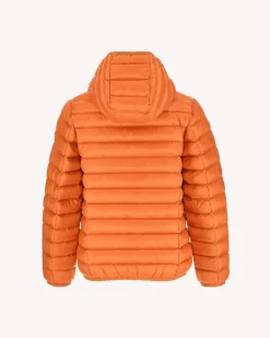 Donzen Jassen-JOTT Doudoune Legere A Capuche Enfant Orange Hugo 727 Orange