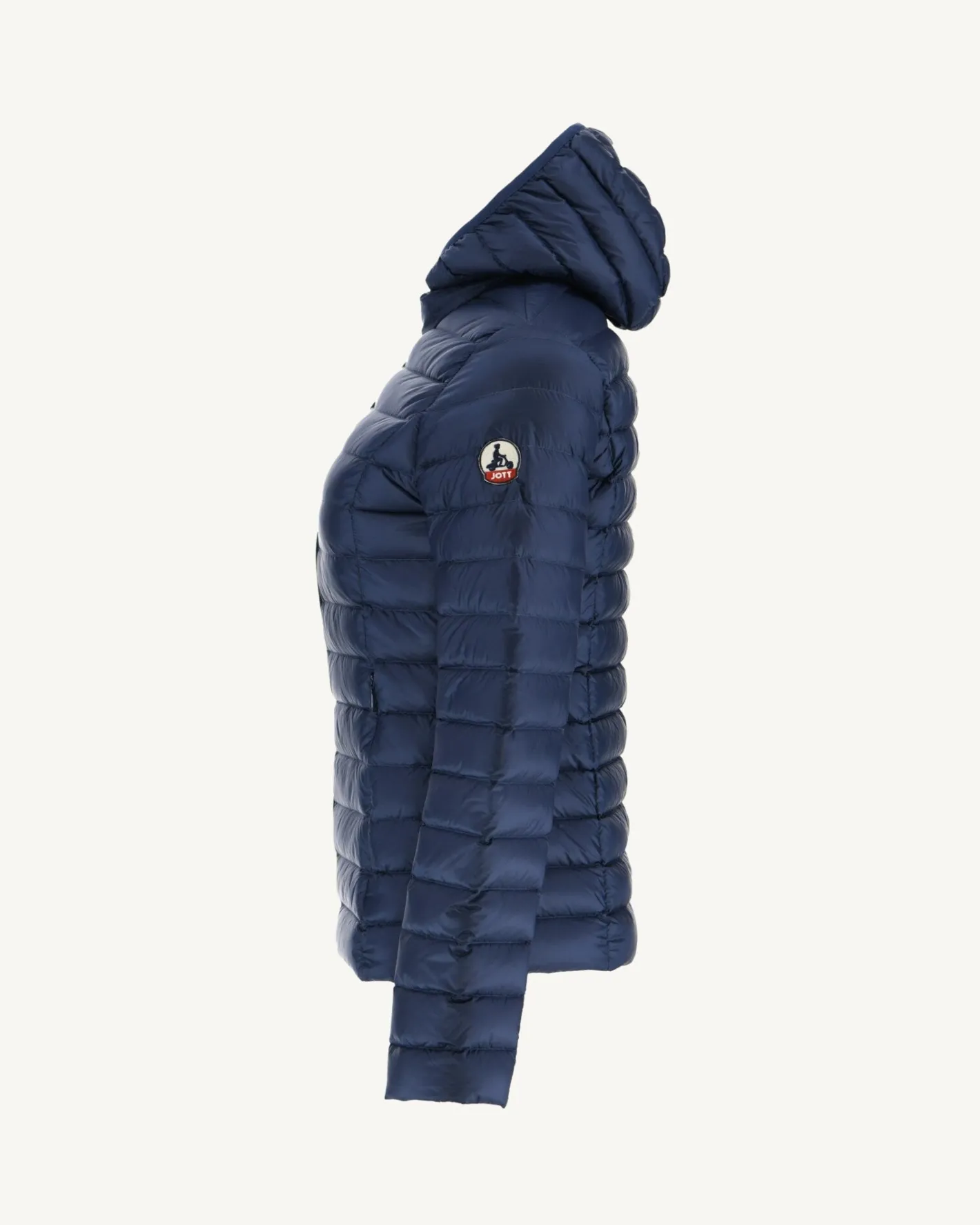 Donzen Jassen & Jacks-JOTT Doudoune Legere A Capuche Bleu Abysse Cloe 124 Bleu Abysse