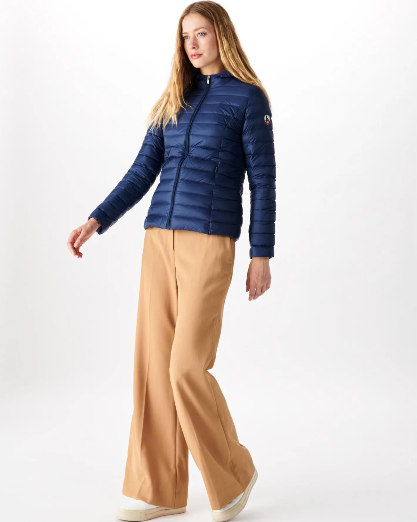 Donzen Jassen & Jacks-JOTT Doudoune Legere A Capuche Bleu Abysse Cloe 124 Bleu Abysse