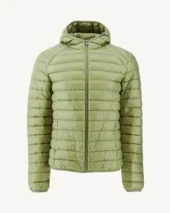 Donzen Jassen & Jacks-JOTT Doudoune Legere A Capuche Kaki Clair Nico 247 Bush