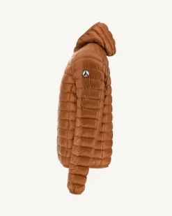 Donzen Jassen & Jacks-JOTT Doudoune Legere A Capuche Caramel Nico 811 Caramel
