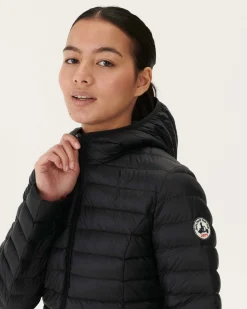Donzen Jassen & Jacks-JOTT Doudoune Legere A Capuche Noir Cloe 999 Noir