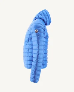 Donzen Jassen & Jacks-JOTT Doudoune Legere A Capuche Azur Nico 183 Azure