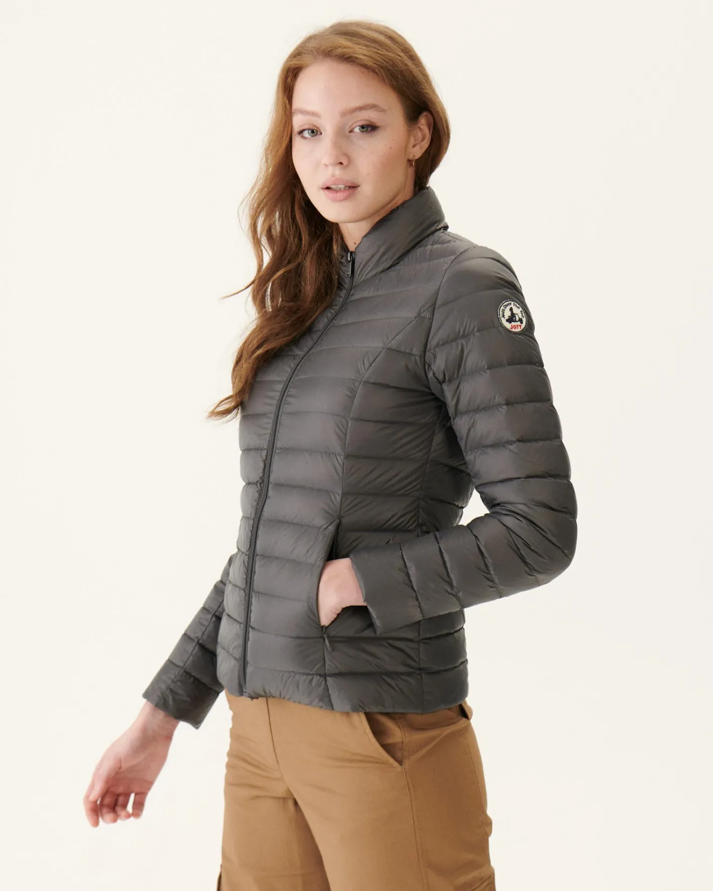 Donzen Jassen & Jacks-JOTT Doudoune Legere Anthracite Cha 504 Anthracite