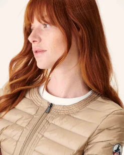 Onze Lichtgewicht Jassen-JOTT Doudoune Legere Beige Douda 804 Beige