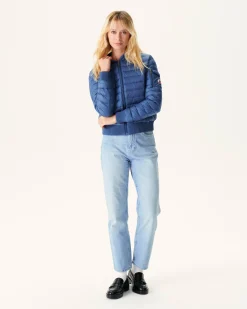Donzen Jassen & Jacks-JOTT Doudoune Legere Bleu Jeans Emmy 140 Blue Jeans