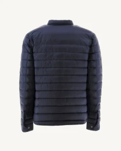 Donzen Jassen & Jacks-JOTT Doudoune Legere Col Chemise Marine Cris 104 Navy