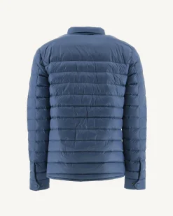 Donzen Jassen & Jacks-JOTT Doudoune Legere Col Chemise Bleu Jeans Cris 140 Blue Jeans