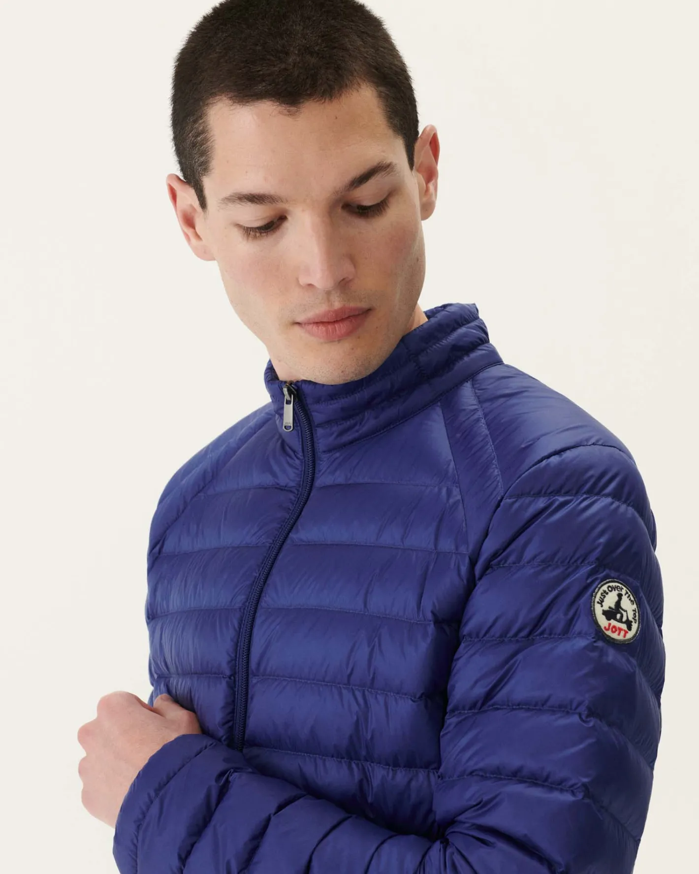 Donzen Jassen & Jacks-JOTT Doudoune Legere Dark Denim Mat 195 Dark Denim