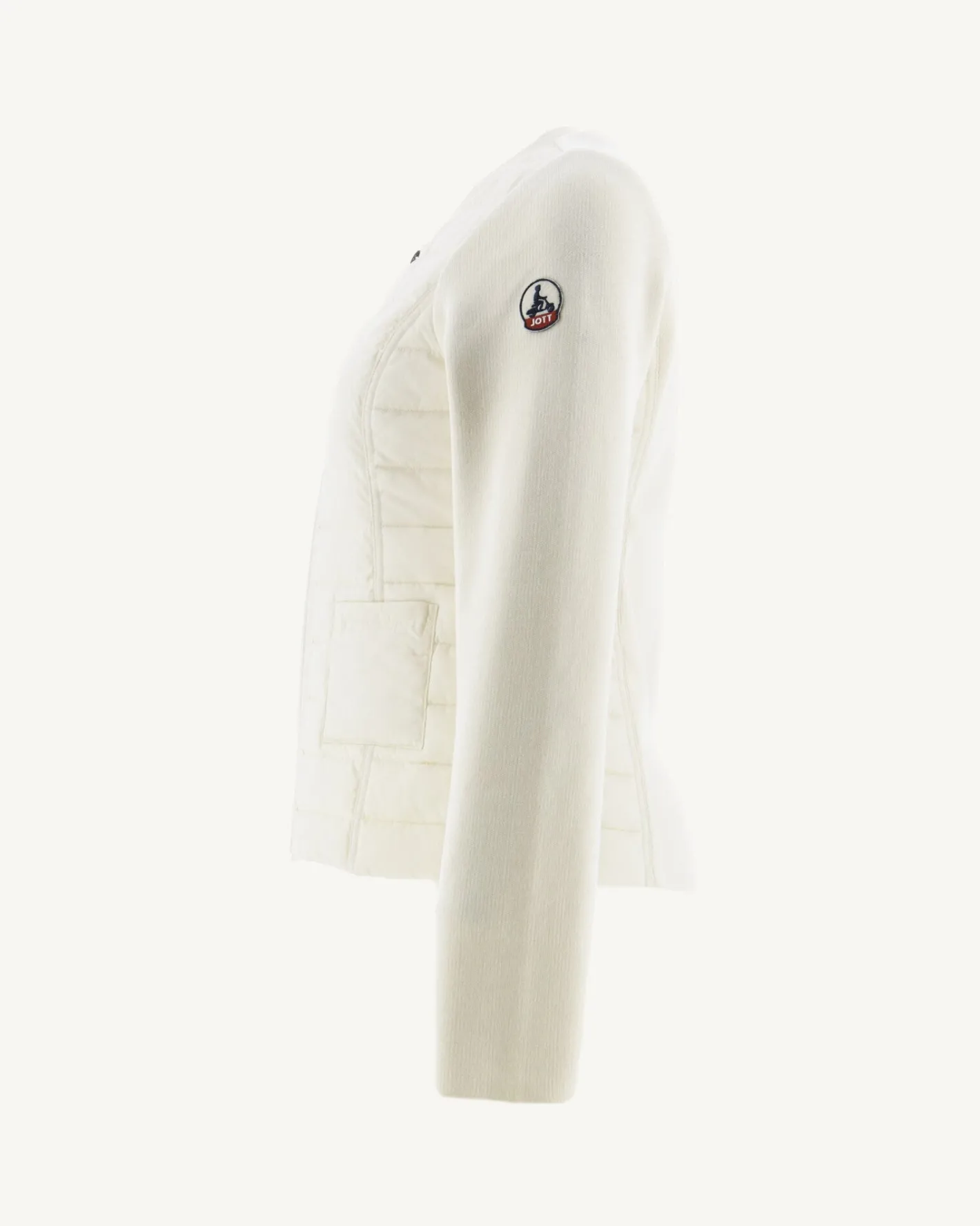 Onze Lichtgewicht Jassen-JOTT Doudoune Legere Ecru Almeria 895 Off-White