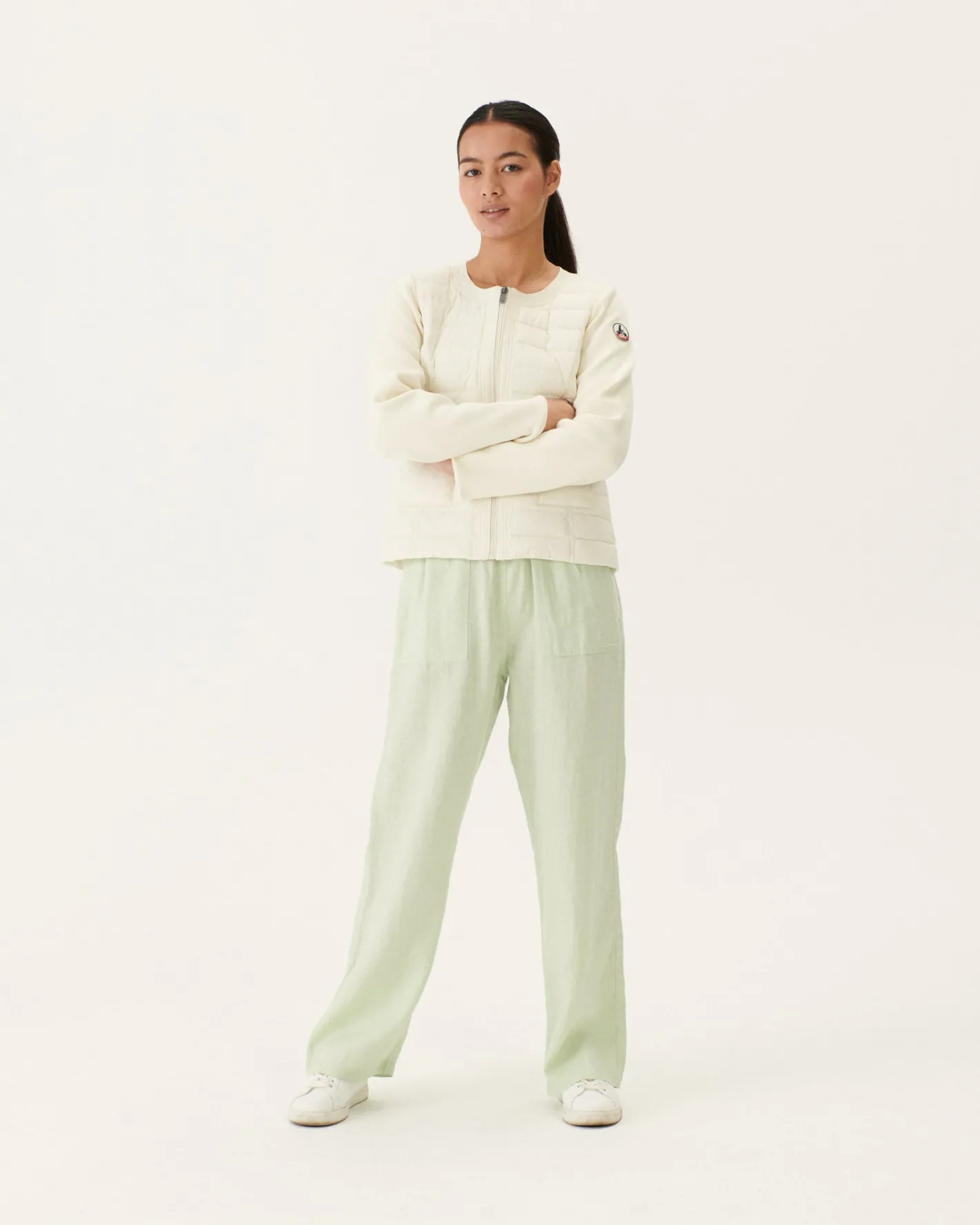 Onze Lichtgewicht Jassen-JOTT Doudoune Legere Ecru Almeria 895 Off-White