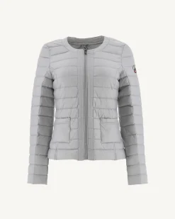 Onze Lichtgewicht Jassen-JOTT Doudoune Legere Gris Clair Douda 532 Soft Grey