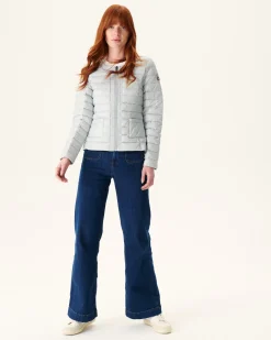 Onze Lichtgewicht Jassen-JOTT Doudoune Legere Gris Clair Douda 532 Soft Grey