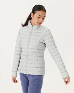 Donzen Jassen & Jacks-JOTT Doudoune Legere Gris Clair Cha 532 Soft Grey