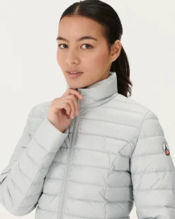 Donzen Jassen & Jacks-JOTT Doudoune Legere Gris Clair Cha 532 Soft Grey