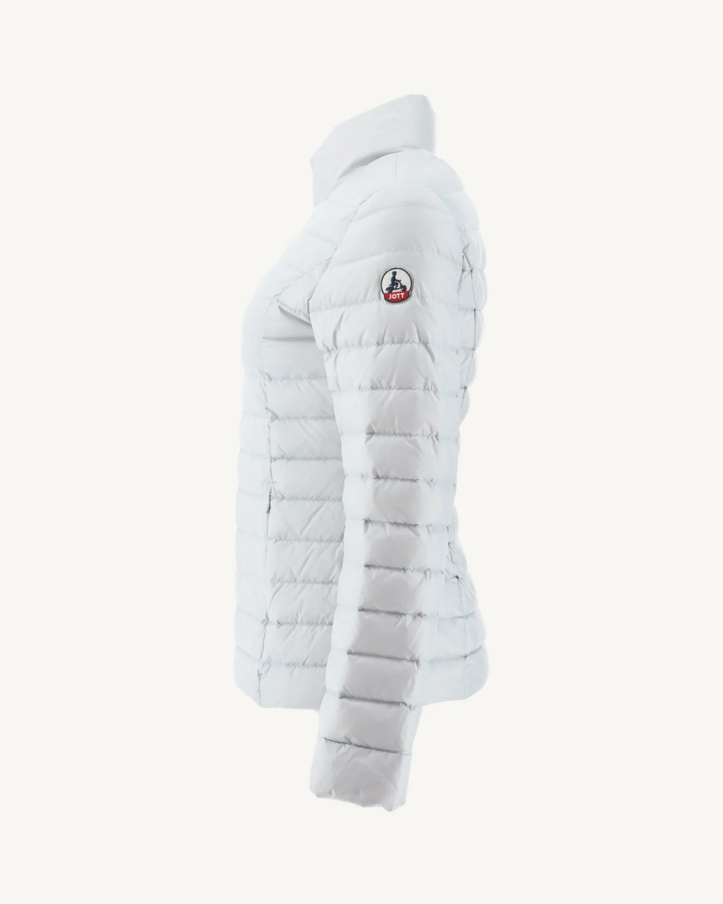 Donzen Jassen & Jacks-JOTT Doudoune Legere Gris Clair Cha 532 Soft Grey