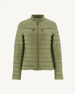 Donzen Jassen & Jacks-JOTT Doudoune Legere Kaki Clair Nina 247 Bush