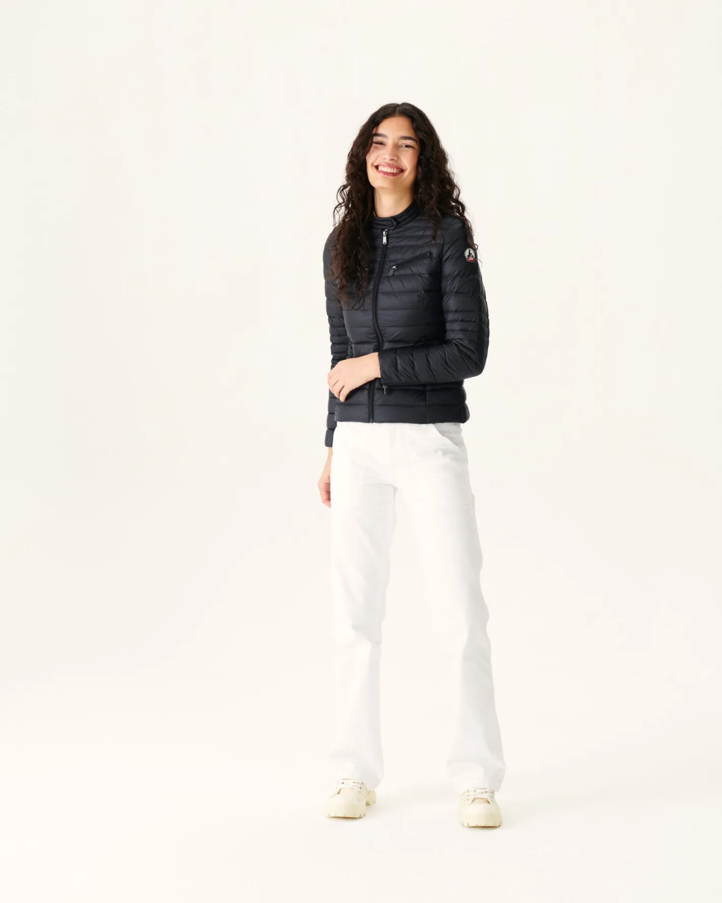 Donzen Jassen & Jacks-JOTT Doudoune Legere Noir Nina 999 Black