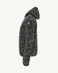 Donzen Jassen & Jacks-JOTT Doudoune Legere Print Militaire Nico 277 Print Militaire