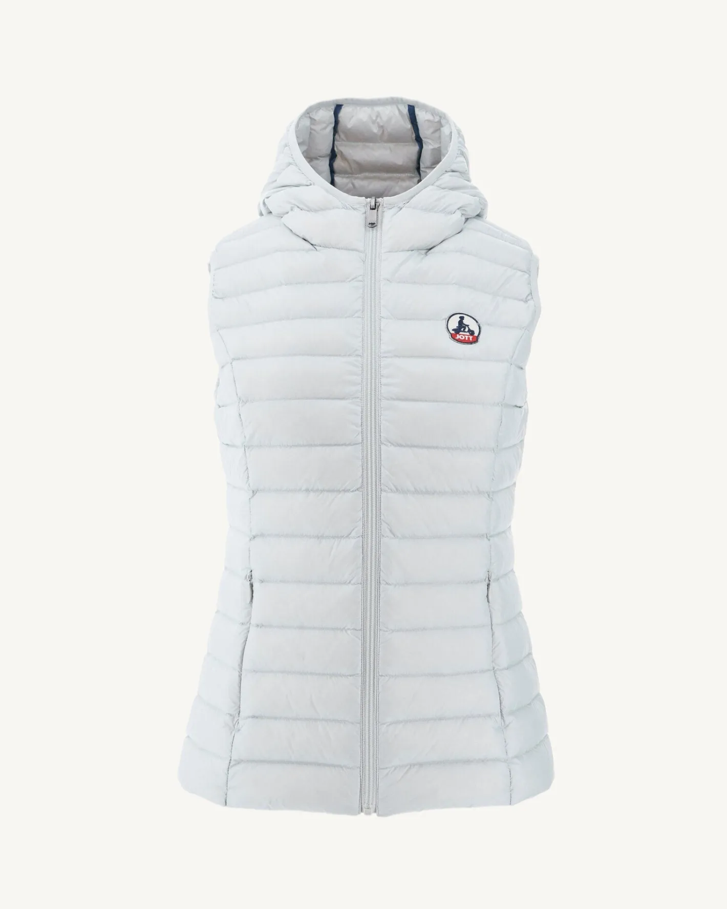 Donzen Jassen & Jacks-JOTT Doudoune Legere Sans Manches Gris Clair Mali 532 Soft Grey