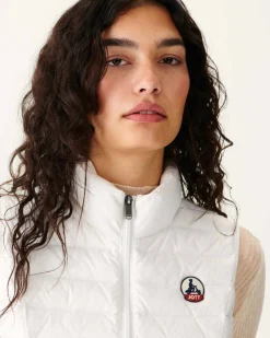 Donzen Jassen & Jacks-JOTT Doudoune Legere Sans Manches Blanc Seda 901 Blanc
