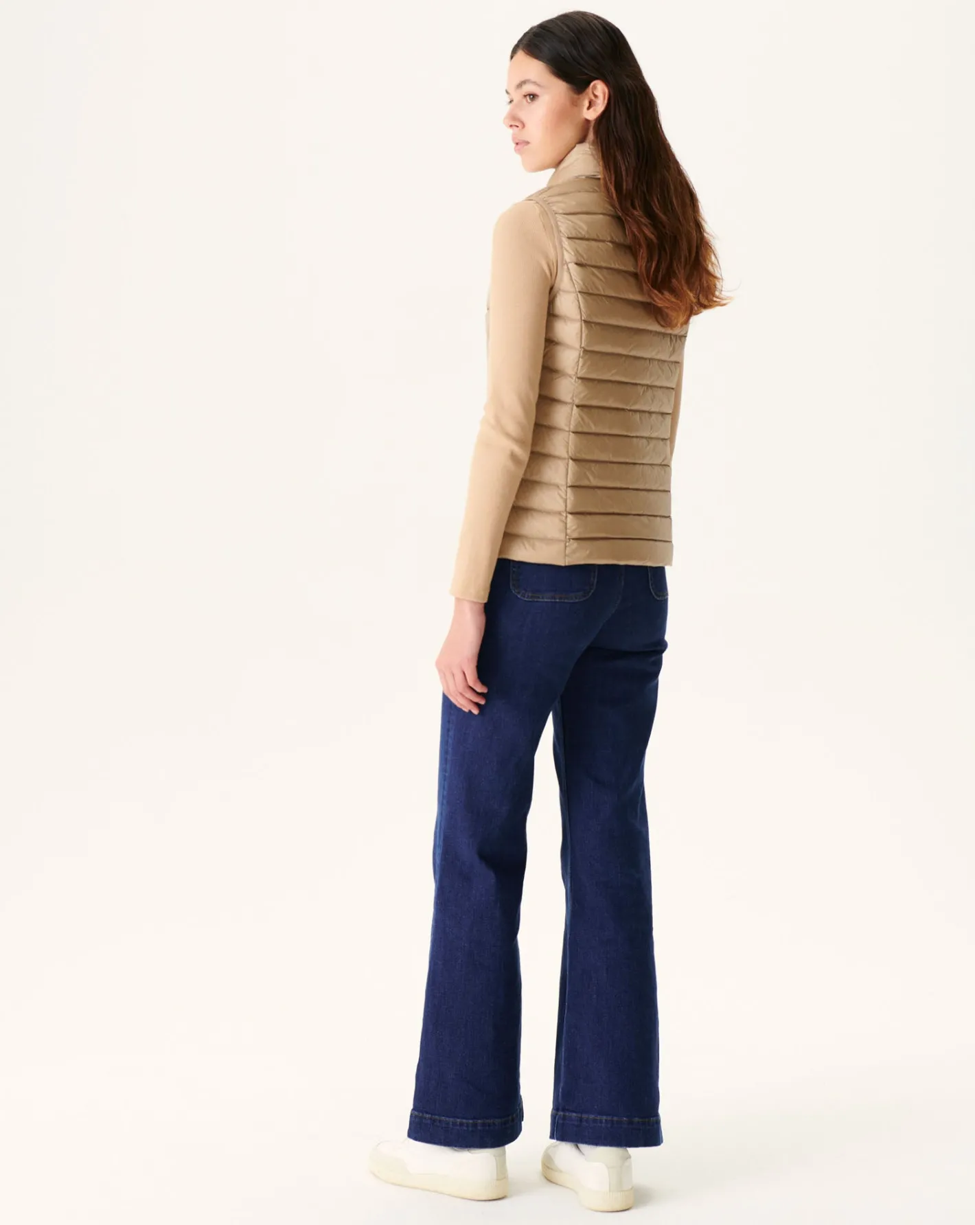 Donzen Jassen & Jacks-JOTT Doudoune Legere Sans Manches Beige Seda 804 Beige