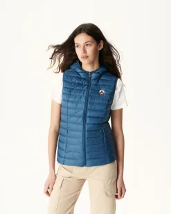 Donzen Jassen & Jacks-JOTT Doudoune Legere Sans Manches Bleu Jeans Mali 140 Blue Jeans