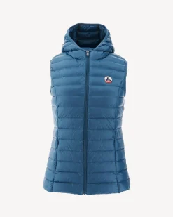 Donzen Jassen & Jacks-JOTT Doudoune Legere Sans Manches Bleu Jeans Mali 140 Blue Jeans
