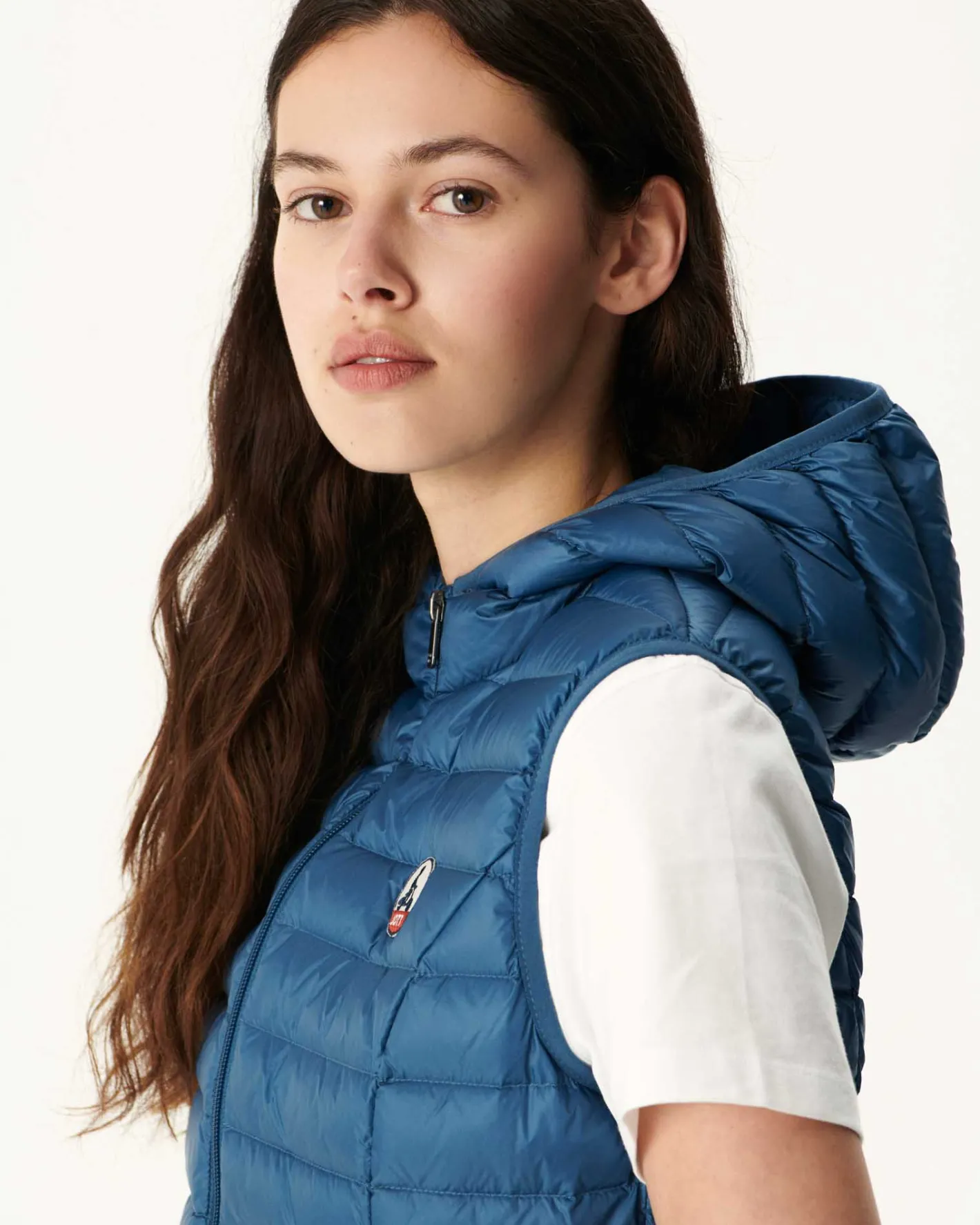 Donzen Jassen & Jacks-JOTT Doudoune Legere Sans Manches Bleu Jeans Mali 140 Blue Jeans