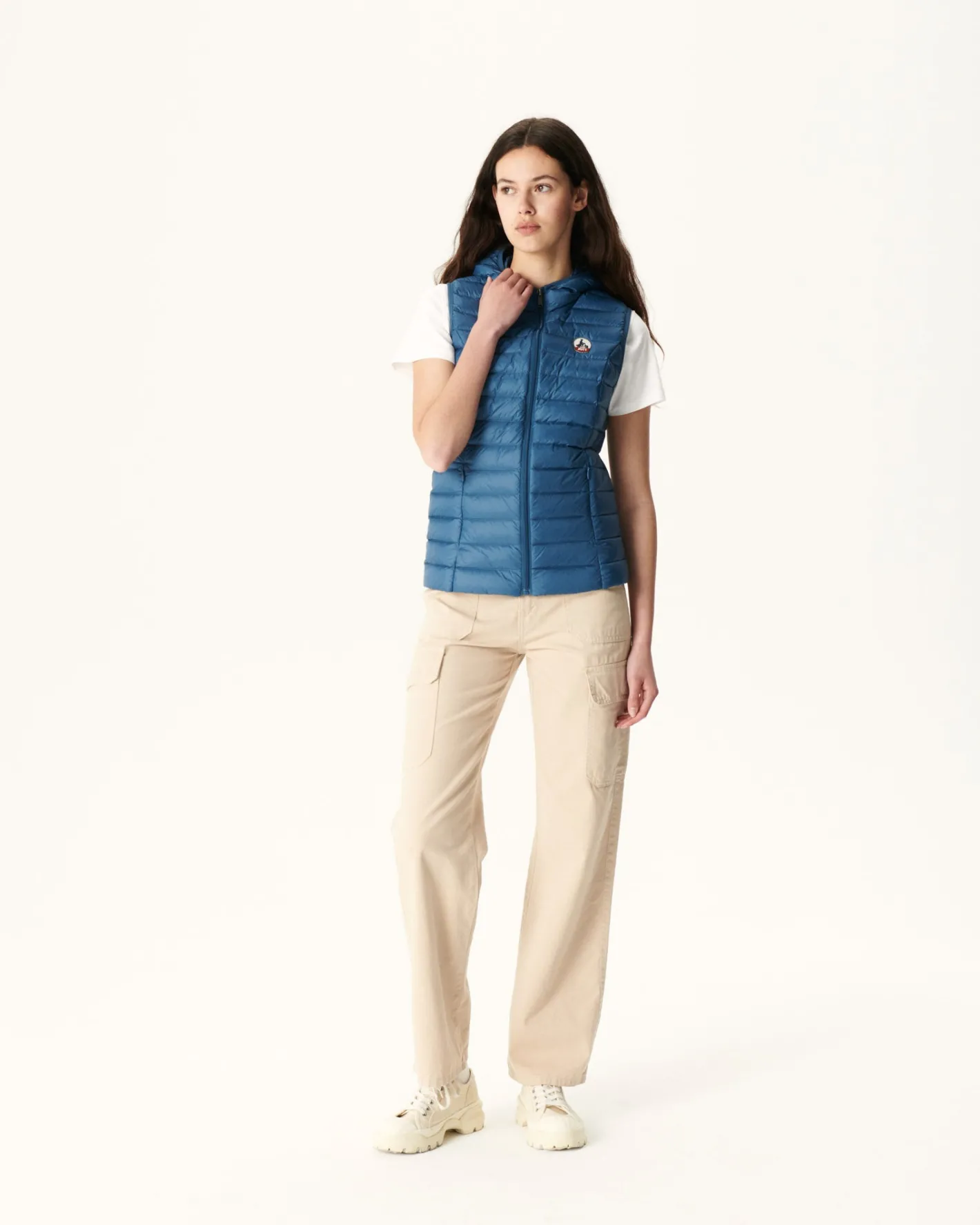 Donzen Jassen & Jacks-JOTT Doudoune Legere Sans Manches Bleu Jeans Mali 140 Blue Jeans