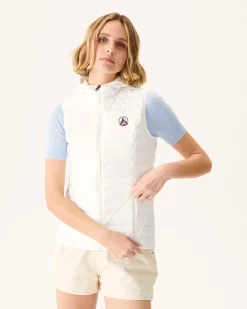 Donzen Jassen & Jacks-JOTT Doudoune Legere Sans Manches Blanc Mali 901 Blanc