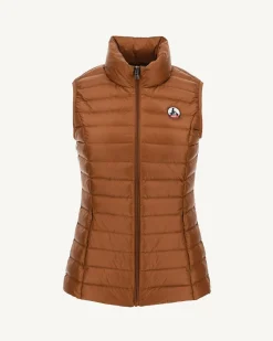 Donzen Jassen & Jacks-JOTT Doudoune Legere Sans Manches Caramel Seda 811 Caramel