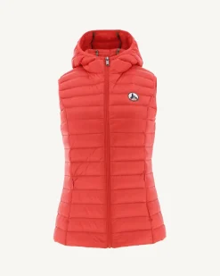 Donzen Jassen & Jacks-JOTT Doudoune Legere Sans Manches Rouge Vif Mali 318 Fire Red