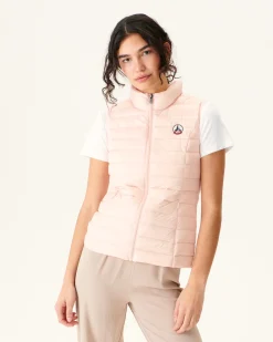 Donzen Jassen & Jacks-JOTT Doudoune Legere Sans Manches Rose Clair Seda 463 Soft Pink