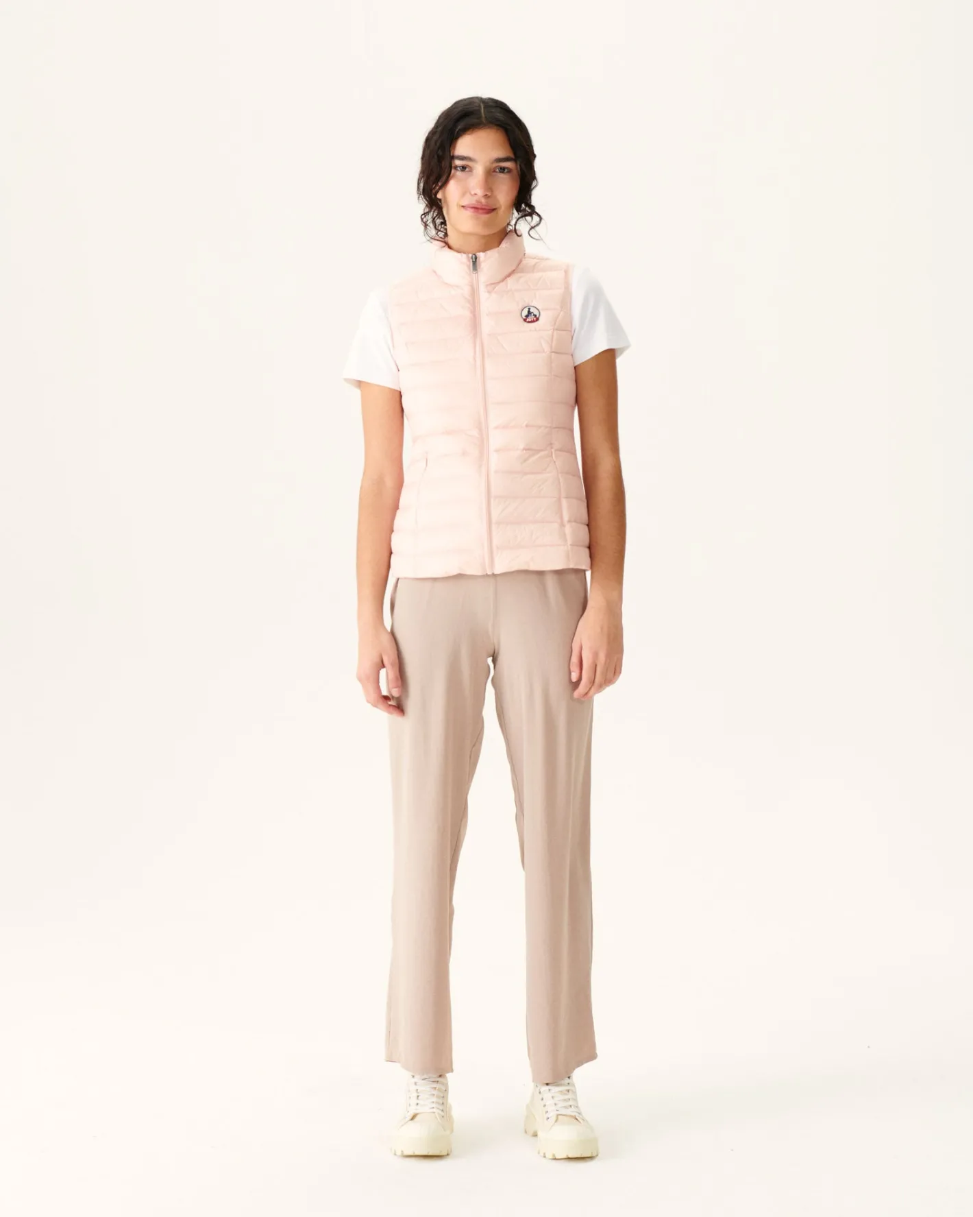 Donzen Jassen & Jacks-JOTT Doudoune Legere Sans Manches Rose Clair Seda 463 Soft Pink
