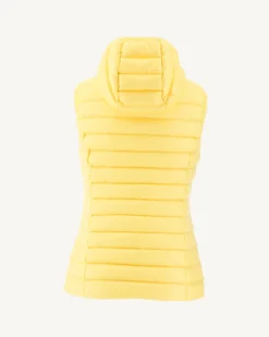 Donzen Jassen & Jacks-JOTT Doudoune Legere Sans Manches Jaune Clair Mali 627 Soft Yellow