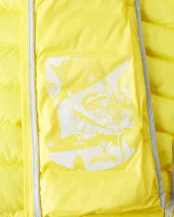 Donzen Jassen & Jacks-JOTT Doudoune Legere Sans Manches Jaune Clair Mali 627 Soft Yellow
