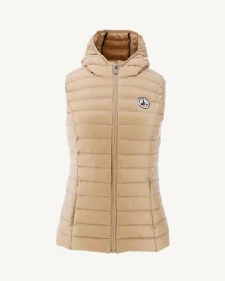 Donzen Jassen & Jacks-JOTT Doudoune Legere Sans Manches Beige Mali 804 Beige