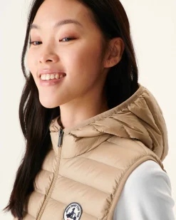 Donzen Jassen & Jacks-JOTT Doudoune Legere Sans Manches Beige Mali 804 Beige