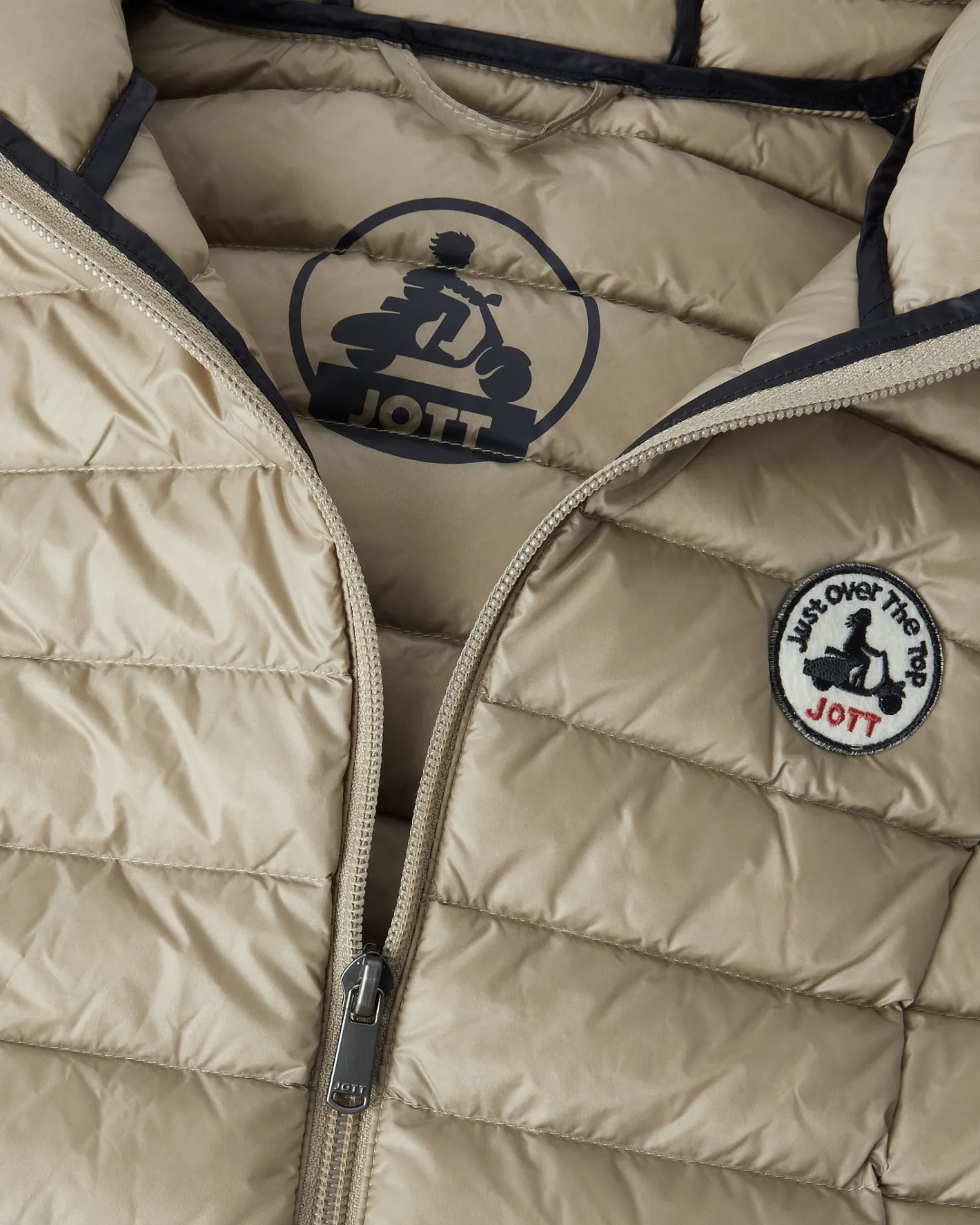 Donzen Jassen & Jacks-JOTT Doudoune Legere Sans Manches Beige Mali 804 Beige