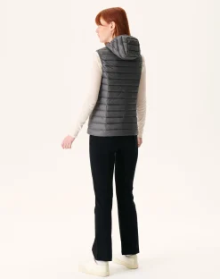 Donzen Jassen & Jacks-JOTT Doudoune Legere Sans Manches Anthracite Mali 504 Anthracite