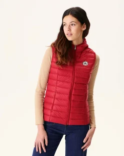 Donzen Jassen & Jacks-JOTT Doudoune Legere Sans Manches Rouge Mali 300 Red