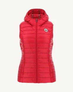 Donzen Jassen & Jacks-JOTT Doudoune Legere Sans Manches Rouge Mali 300 Red
